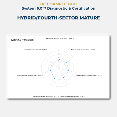 FREE SAMPLE TOOL | System 6.0™ Diagnostic & Certification | Hybrid/Fourth-sector Mature