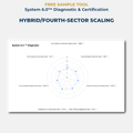FREE SAMPLE TOOL | System 6.0™ Diagnostic & Certification | Hybrid/Fourth-sector Scaling